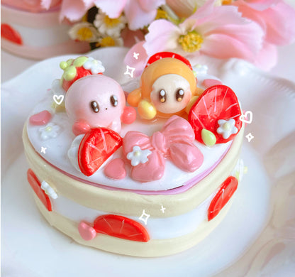 Kirby Heart Cake Jewelry Boxes