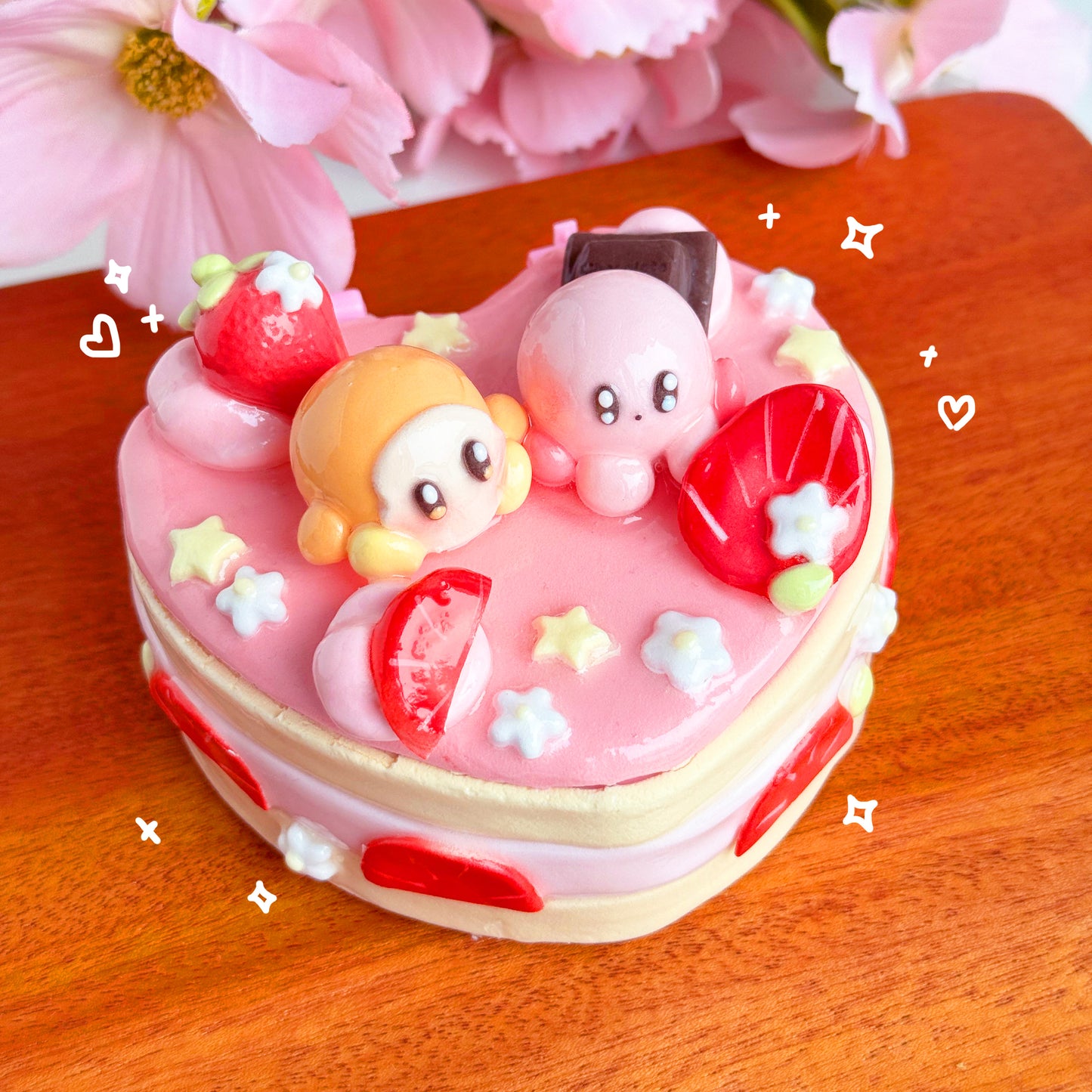 Kirby Heart Cake Jewelry Boxes