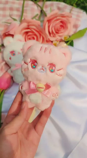 Cotton and Candy Plushie Keychain