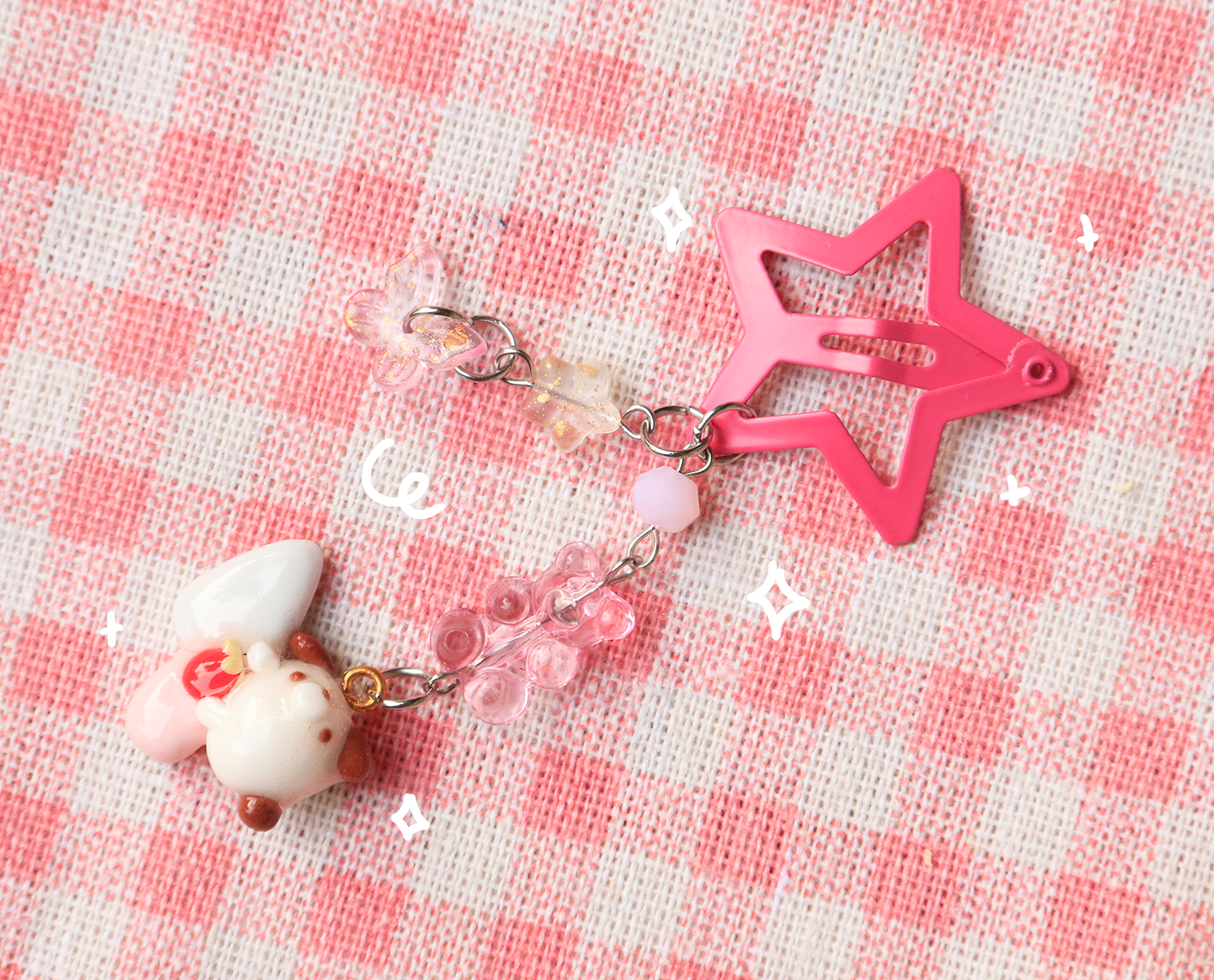 Shrink Plastic Hair Clips